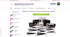 Desktop Screenshot of glaetteisen-test.com